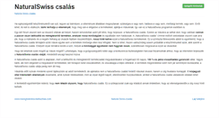 Desktop Screenshot of naturalswiss-csalas.info