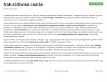 Tablet Screenshot of naturalswiss-csalas.info